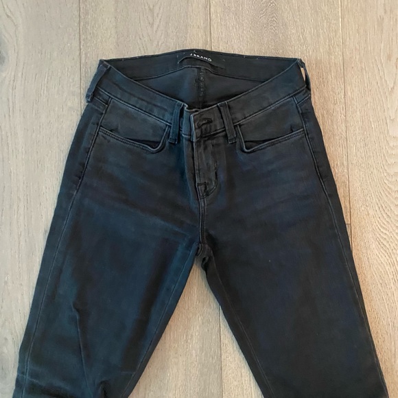J brand skinny leather pieced jeans - Picture 10 of 10